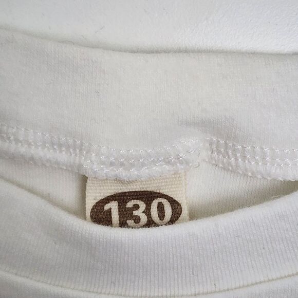 Girls Cute Cube Textured Ruffle Sleeve Long Sleeve Top Size 6-7 - Picture 2 of 6